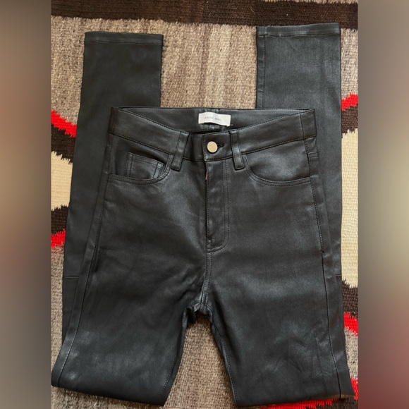 Anine Bing Skinny Leather Pants - Picture 4 of 5